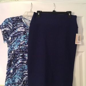 Hard to find navy Cassie new w tag and top